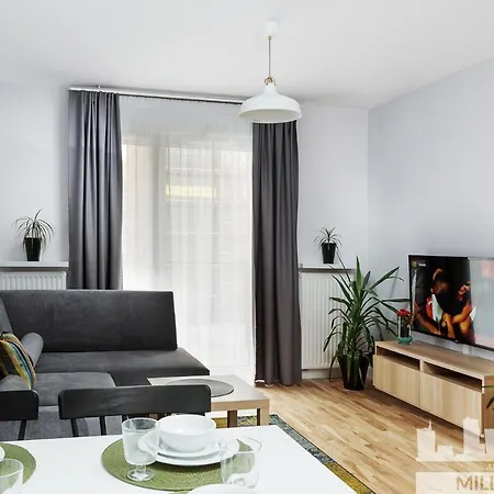 Apartament Millennium Manufaktura Blue Warszawa Zewnętrze zdjęcie